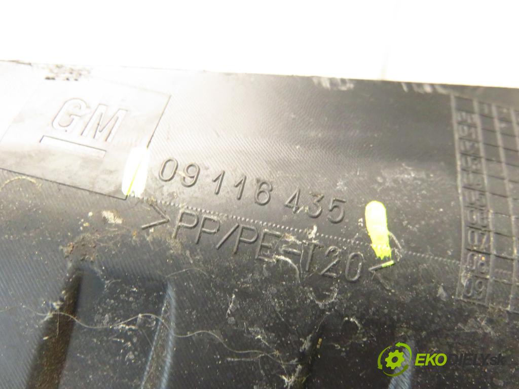 OPEL CORSA C (X01) HB 2000 43,00 1.0 12V 58 - Z 10 XE 973,00 Torpédo, plast pod čelné okno 09116435 (Torpédo (plast pod čelným sklom))