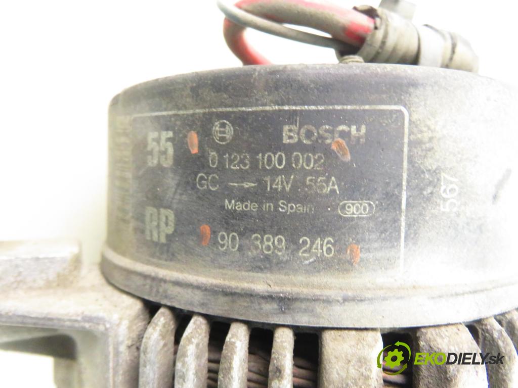 OPEL CORSA B (S93) HB 1995 33,00 1.2 45 - X 12 SZ 1195,00 Alternátor 0123100002 ; 90389246 (Alternátor)