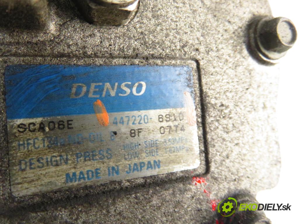 DAIHATSU YRV (M2) HB 2004 64,00 1.3 (M201) 87 - K3-VE 1298,00 KOMPRESOR: klimatizácie 4472206910 (Kompresor klimatizácie)