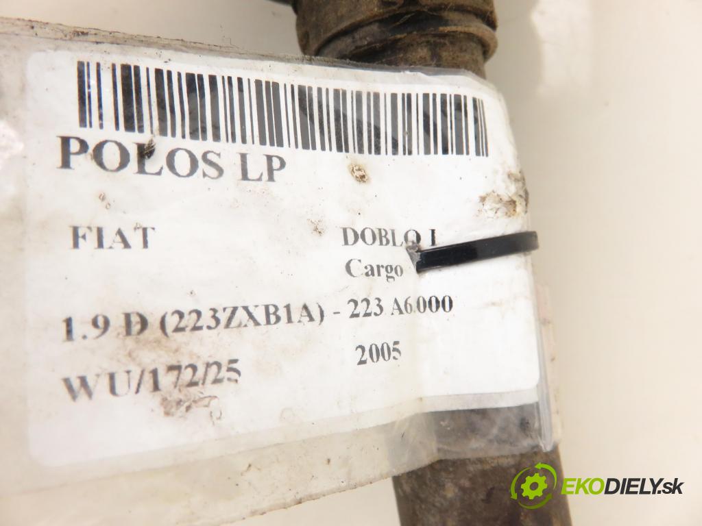FIAT DOBLO Cargo (223_) FURGON 2005 46,00 1.9 D 63 1910,00 poloos LP 