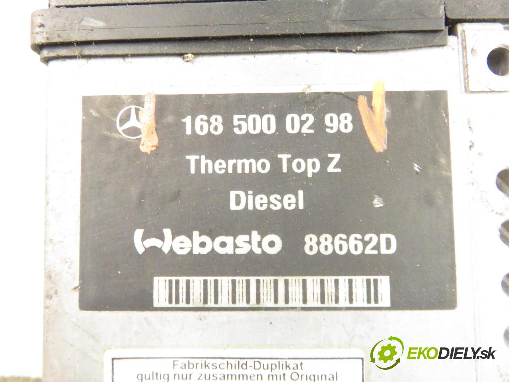 MERCEDES-BENZ KLASA A (W168) HB 1999 66,00 1.7 CDI 90 1689,00 Webasto 1685000298 (Webasto (nezávislé kúrenie))