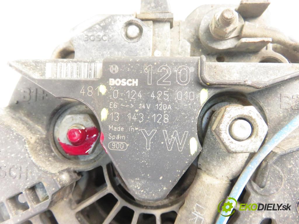 OPEL CORSA C (X01) HB 2004 55,00 1.2 16V 75 - Z 12 XE 1199,00 Alternátor 13143128 ; 13143128YW ; 0124524010 (Alternátor)