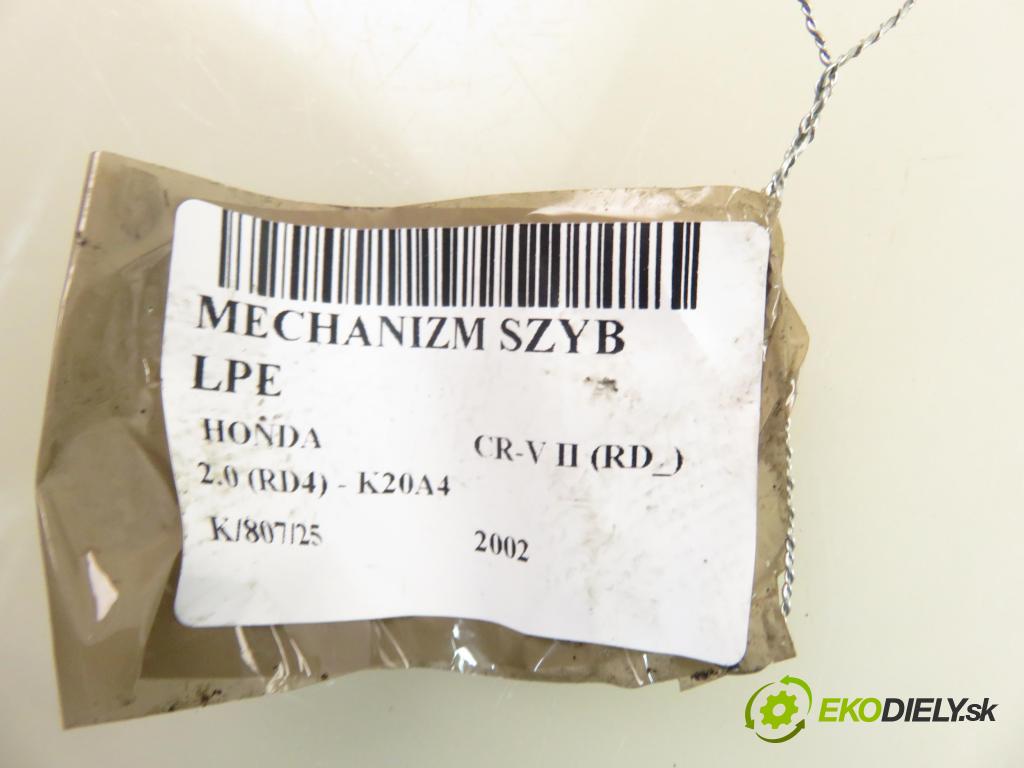HONDA CR-V II (RD_) SUV 2002 110,00 2.0 (RD4) - K20A4 1998,00 mechanismus oken 
