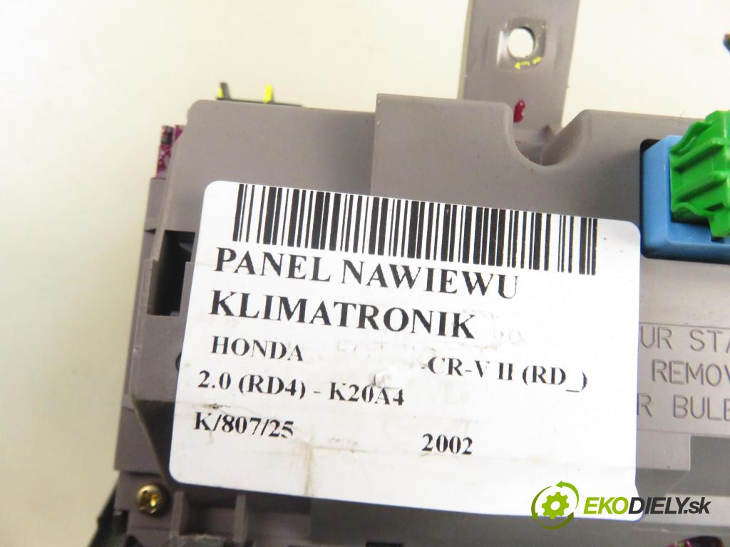 HONDA CR-V II (RD_) SUV 2002 110,00 2.0 (RD4) - K20A4 1998,00 Panel kúrenia KLIMATRONIK D026Z