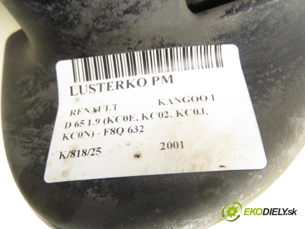 RENAULT KANGOO (KC0/1_) FURGON 2001 47,00 1.9 D 1870,00 zpětné zrcátko PM