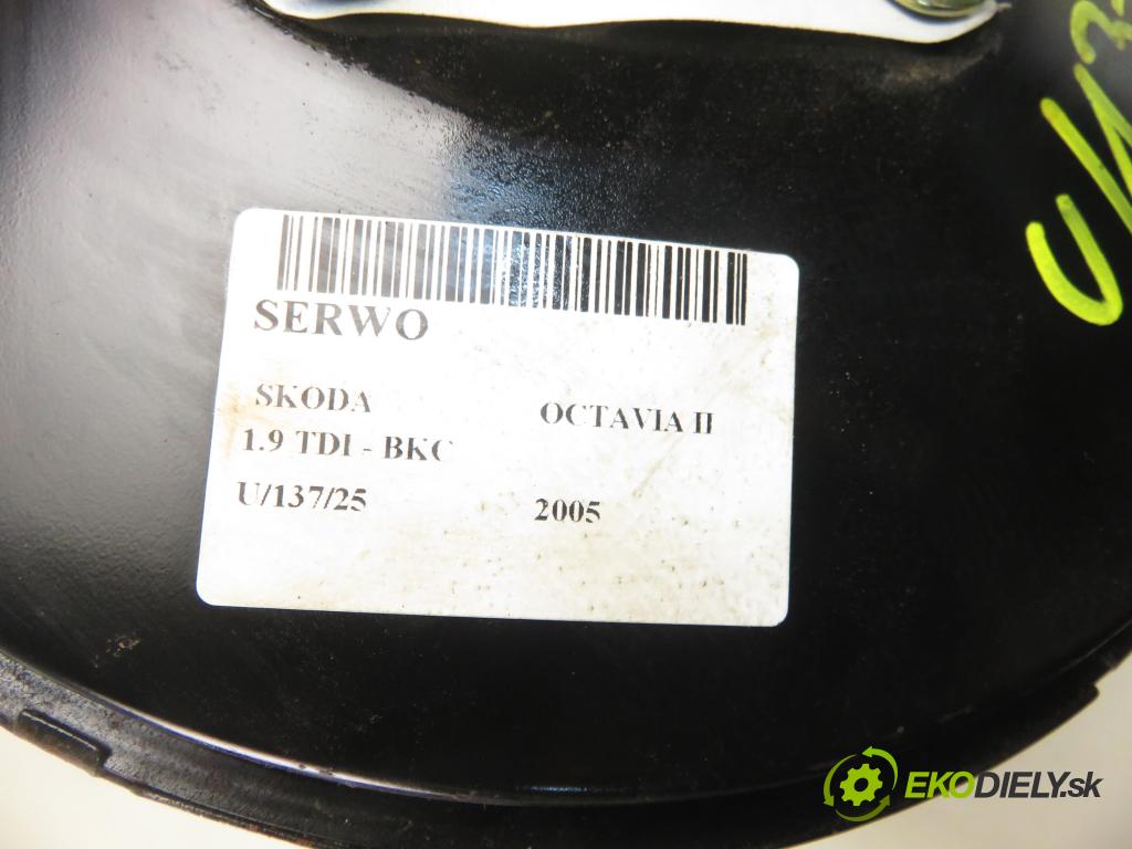 SKODA OCTAVIA II (1Z3) LIFTBACK 2005 77,00 1.9 TDI - BKC 1896,00 Posilovač 1K1614105AN ; 03786475034 (Servočerpadlo)