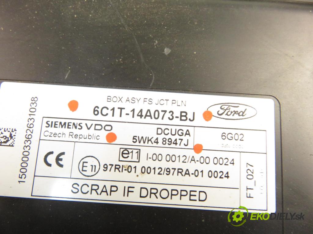 FORD TRANSIT Furgon (FA_ _) FURGON 2006 63,00 2.2 TDCi - P8FA 2198,00 MODUL komfortu 6C1T14A073BJ ; 5WK48947J