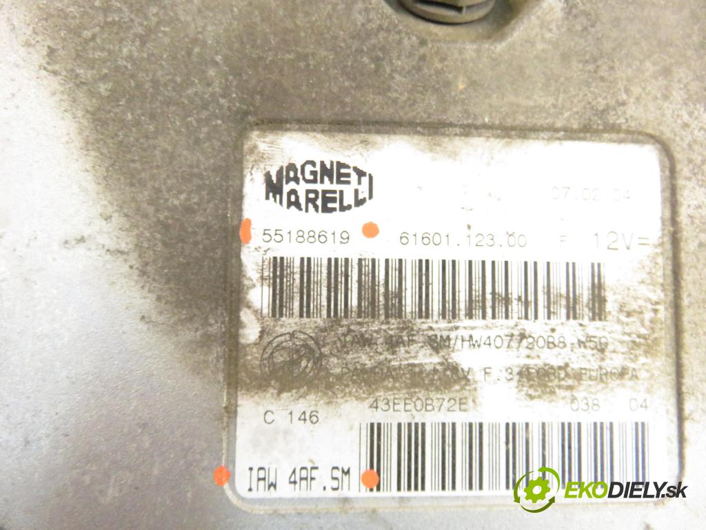 FIAT PANDA (169_) HB 2004 40,00 1.1 54 - 187 A1.000 1108,00 Riadiaca jednotka Motor IAW4AFSM ; 55188619