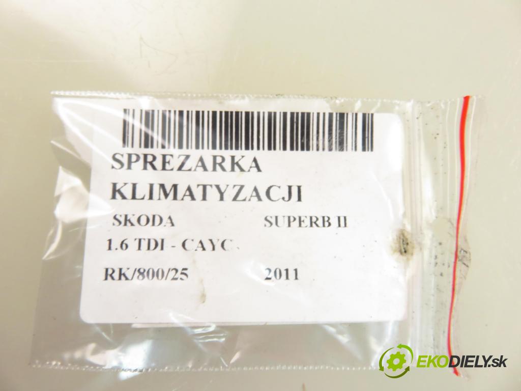 SKODA SUPERB II kombi (3T5) KOMBI 2011 77,00 1.6 TDI - CAYC 1598,00 KOMPRESOR: klimatizácie 1K0820808B (Kompresor klimatizácie)