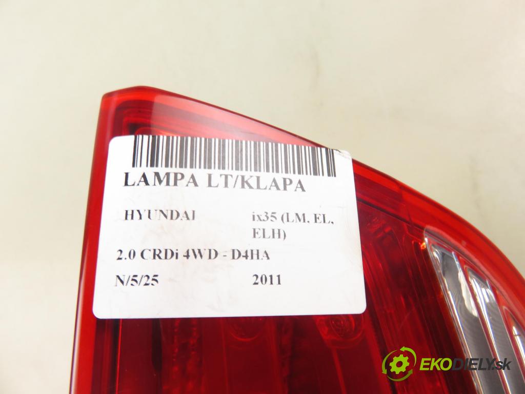 HYUNDAI ix35 (LM, EL, ELH) SUV 2011 135,00 2.0 CRDi 4WD 184 - D4HA 1995,00 Svetlo ľavé zadné kufor 924052Y0