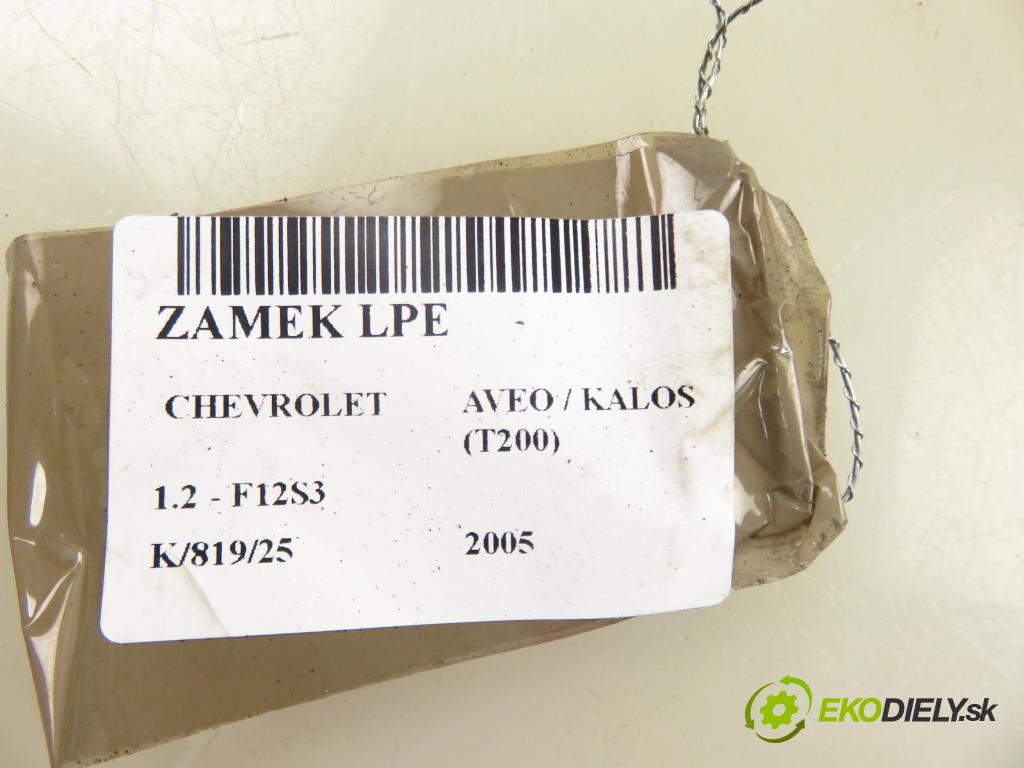 CHEVROLET AVEO / KALOS liftback (T200) HB 2005 53,00 1.2 - F12S3 1150,00 zámok