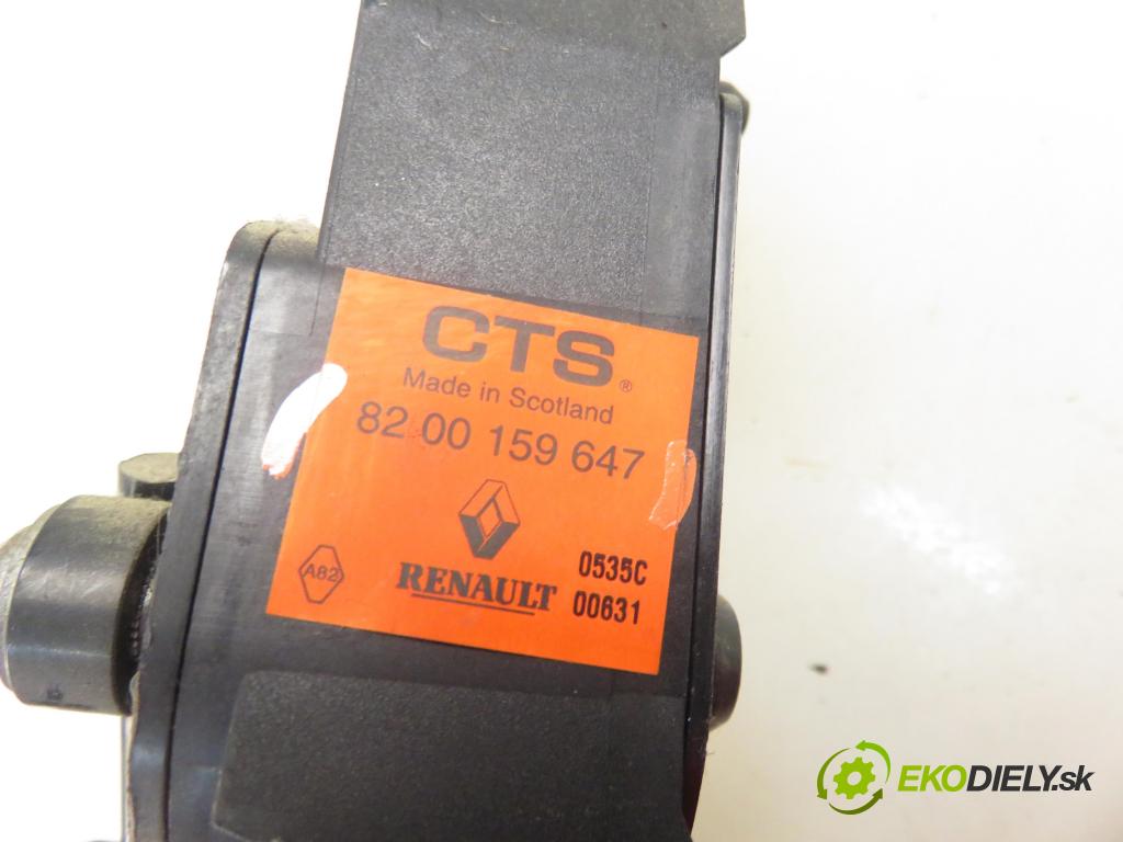 RENAULT SCENIC II (JM0/1_) HB 2004 88,00 1.9 DCI - F9Q 812 1870,00 Potenciometer plynu 8200159647 (Potenciometer plynového pedálu)