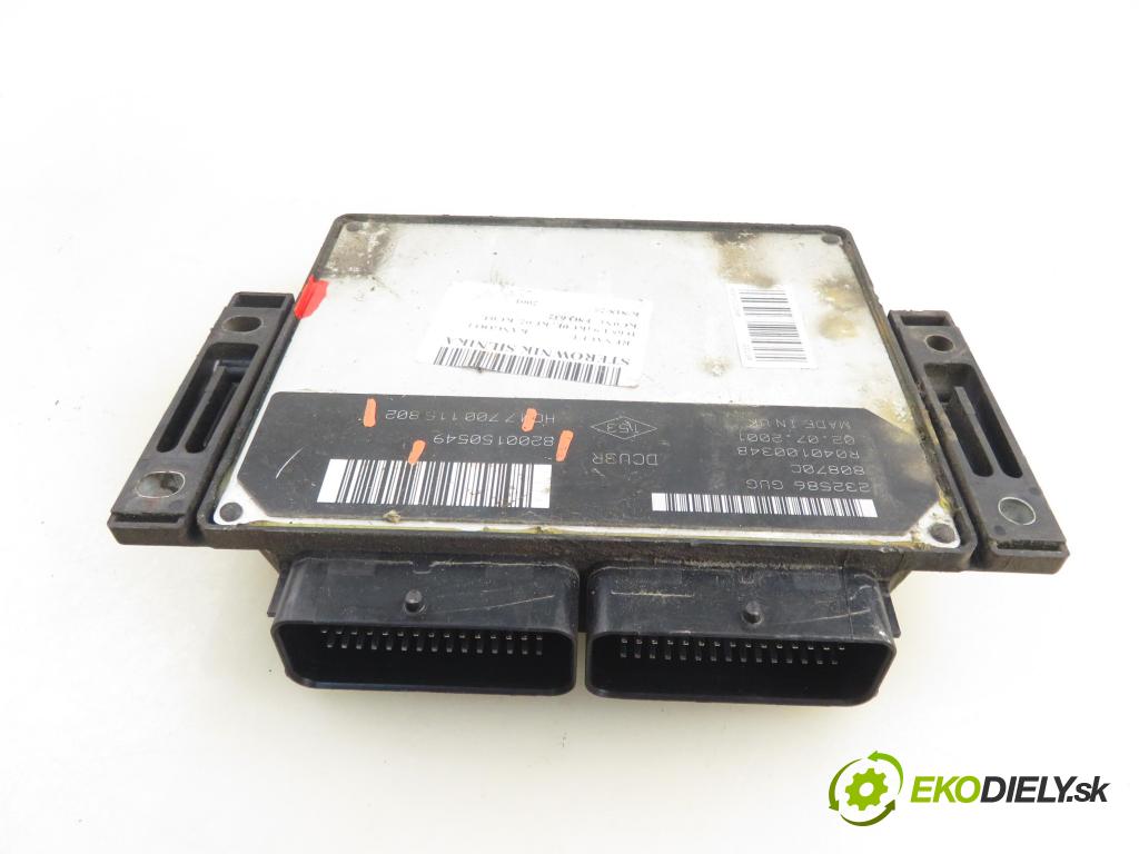 RENAULT KANGOO (KC0/1_) FURGON 2001 47,00 1.9 D 1870,00 Riadiaca jednotka Motor 8200150549 ; 7700115802