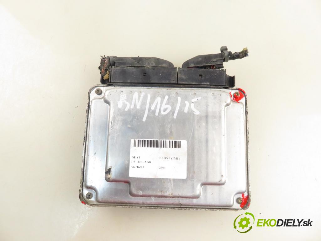 SEAT LEON (1M1) HB 2001 66,00 1.9 TDI - AGR 1896,00 Riadiaca jednotka Motor 0281010062 ; 038906012AT