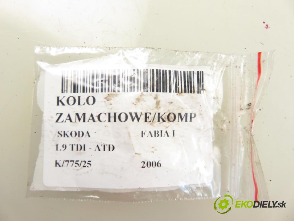 SKODA FABIA I (6Y2) HB 2006 74,00 1.9 TDI PD 100 - ATD 1896,00 Koleso zotrvačník 412110009 ; 038141032 ; 037105273C