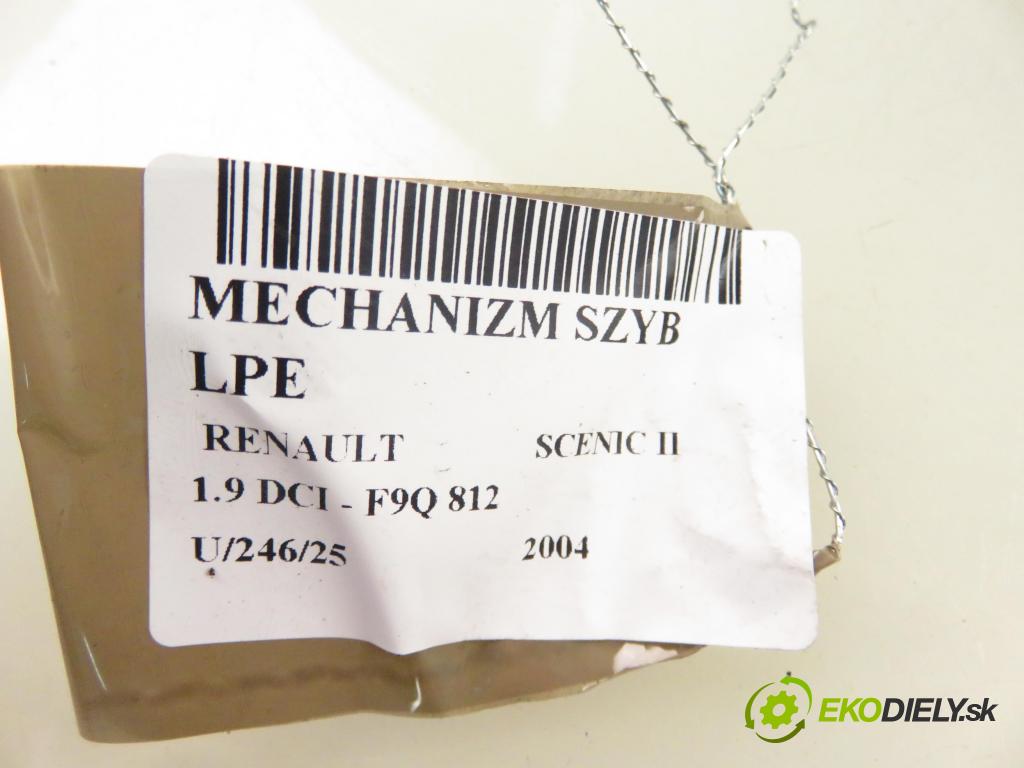 RENAULT SCENIC II (JM0/1_) HB 2004 88,00 1.9 DCI - F9Q 812 1870,00 mechanismus oken 400748K