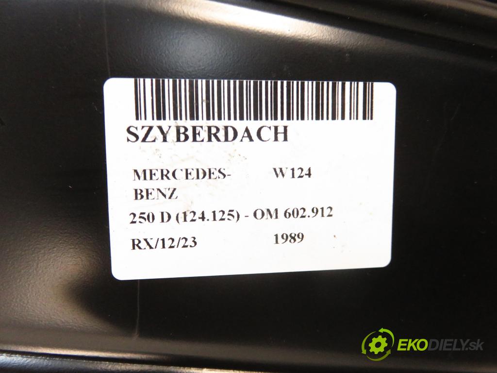 MERCEDES-BENZ Sedan (W124) SEDAN 1989 66,00 250 D 2497,00 střešní okno  (Okna karoserie)