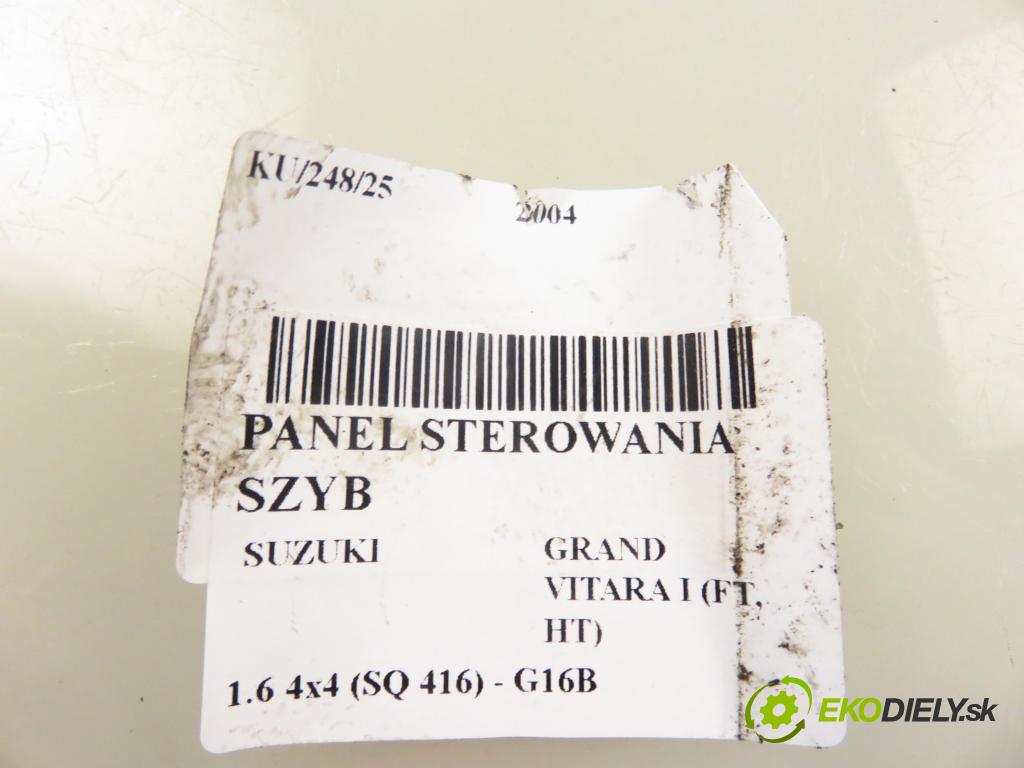SUZUKI GRAND VITARA I (FT, HT) TERENOWY 2004 0,00 1.6 4x4 (SQ 416) - G16B 1590,00 Panel ovládania okien 51J20
