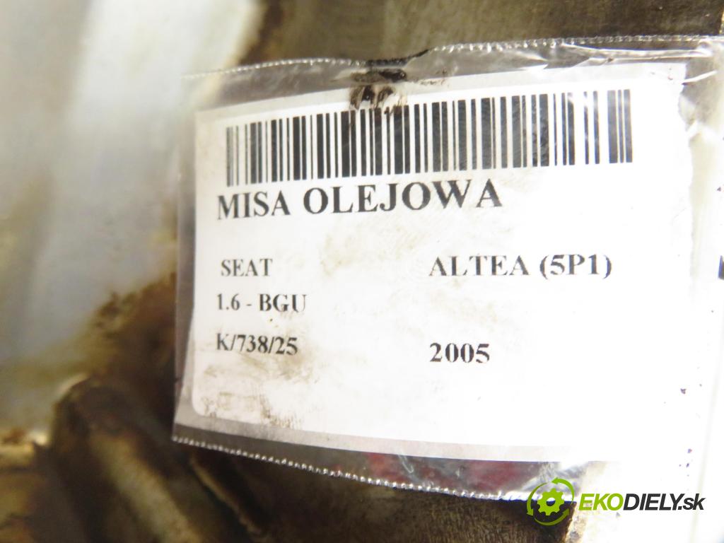 SEAT ALTEA (5P1) HB 2005 75,00 1.6 102 1595,00 Vaňa olejová 06A103603R (Olejová vaňa)