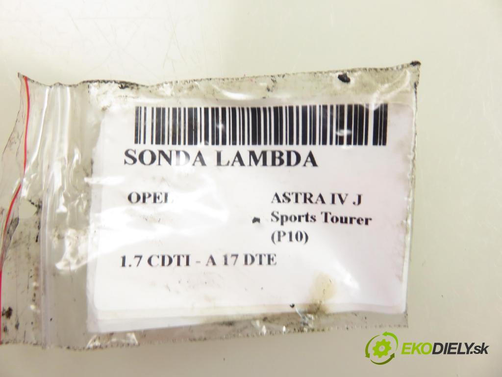 OPEL ASTRA J Sports Tourer (P10) KOMBI 2014 81,00 1.7 CDTI - A 17 DTE 1686,00 sonda lambda 0281004417 (Lambda sondy)