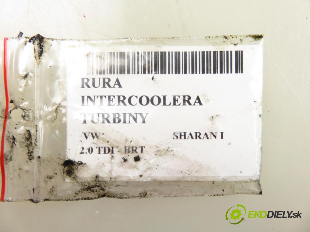 VW SHARAN (7M8, 7M9, 7M6) MINIVAN 2007 103,00 2.0 TDI - BRT 1968,00 Rúra intercoolera turba 7M3145795A ; 3M216F073BB ; 7M3145961G