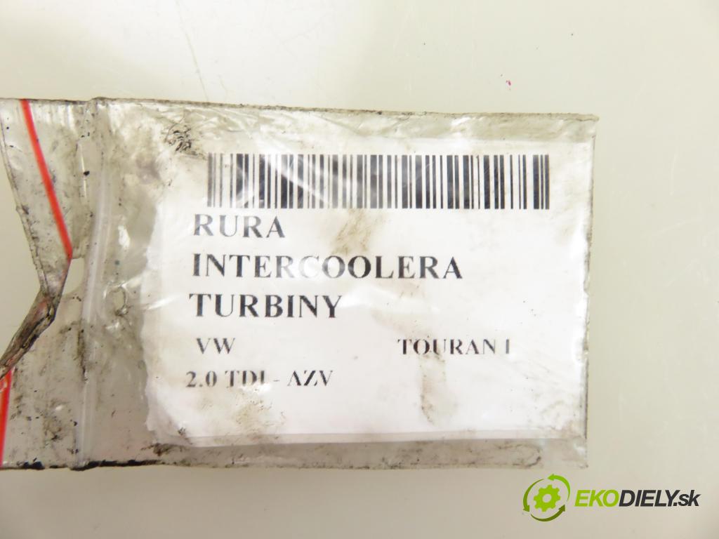VW TOURAN (1T1, 1T2) MINIVAN 2004 100,00 2.0 TDI PD 16V 136 - AZV 1968,00 Rúra intercoolera turba