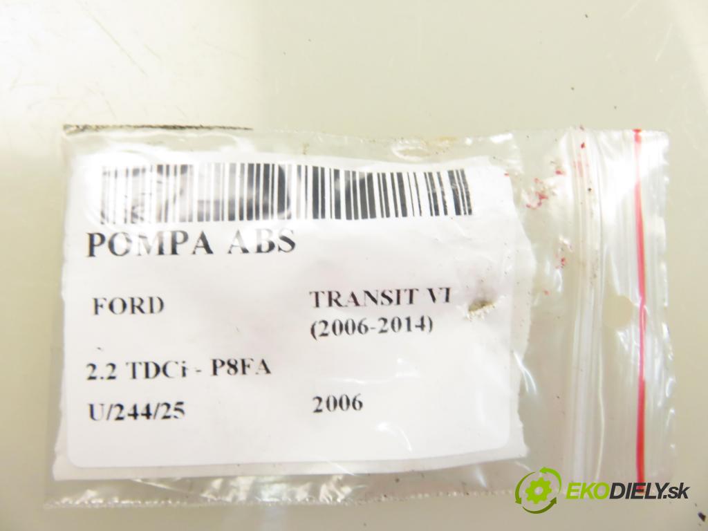 FORD TRANSIT Furgon (FA_ _) FURGON 2006 63,00 2.2 TDCi - P8FA 2198,00 pumpa ABS 0265800419 ; 0265231531 (Pumpy brzdové)