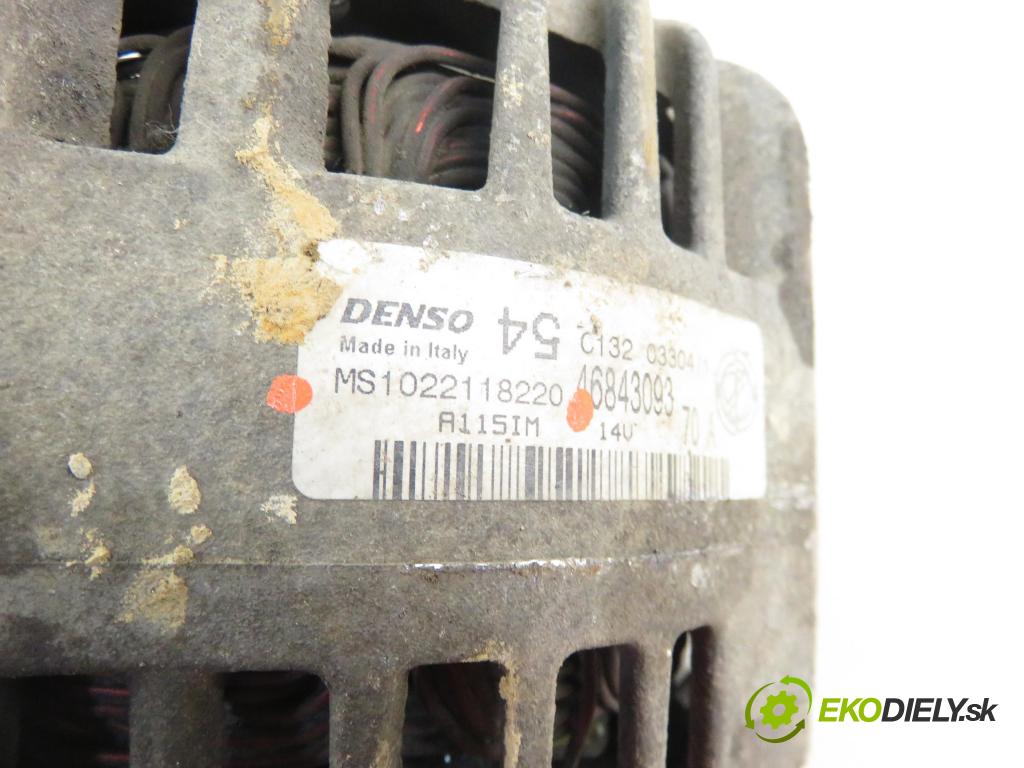 FIAT PANDA (169_) HB 2004 40,00 1.1 54 - 187 A1.000 1108,00 Alternátor MS1022118220 (Alternátor)