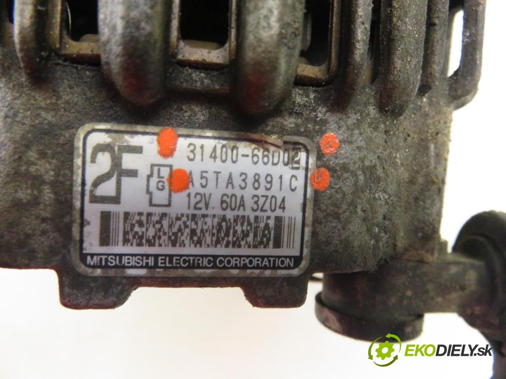 SUZUKI GRAND VITARA I (FT, HT) TERENOWY 2004 0,00 1.6 4x4 (SQ 416) - G16B 1590,00 Alternátor A5TA3891C ; 3140066D02 (Alternátor)