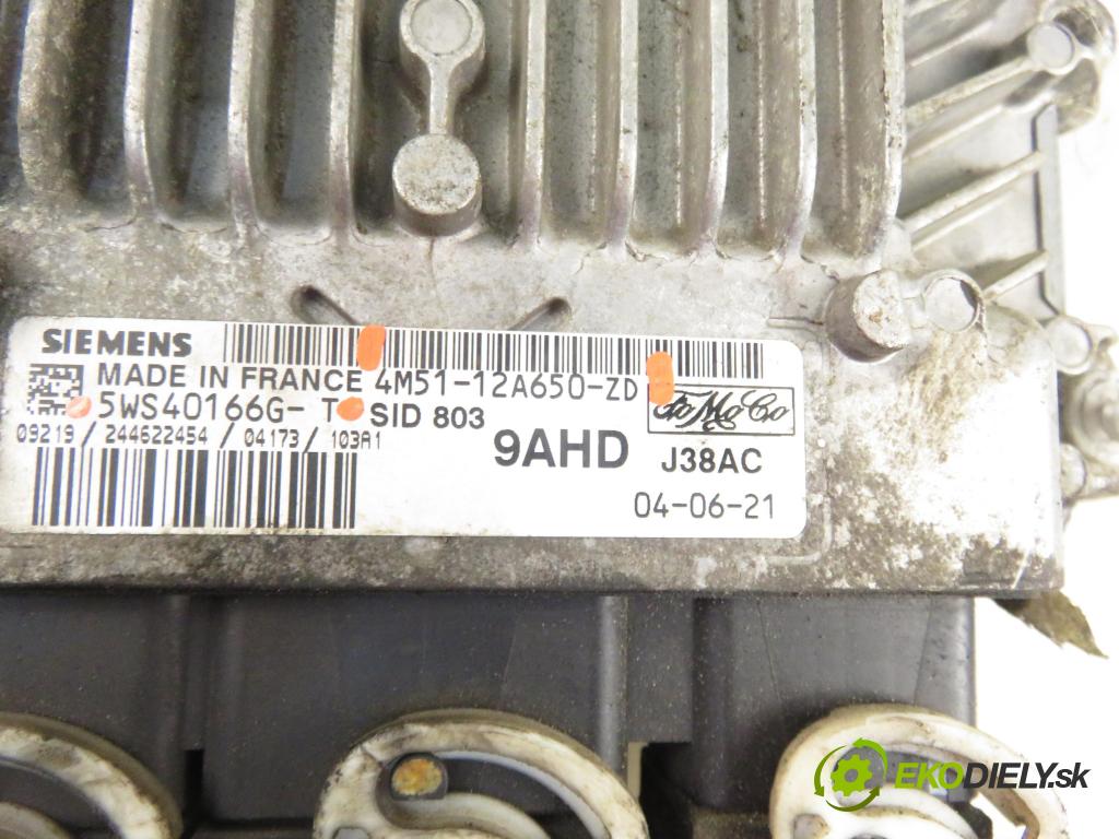 FORD FOCUS C-MAX (DM2) MINIVAN 2004 100,00 2.0 TDCi - G6DA 1997,00 Riadiaca jednotka Motor 4M5112A650ZD ; 5WSS40166GT