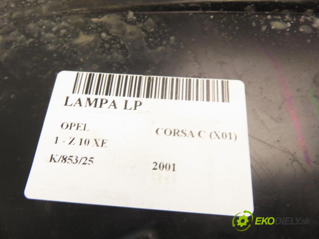 OPEL CORSA C (X01) HB 2001 43,00 1.0 12V 58 - Z 10 XE 973,00 Svetlo LP