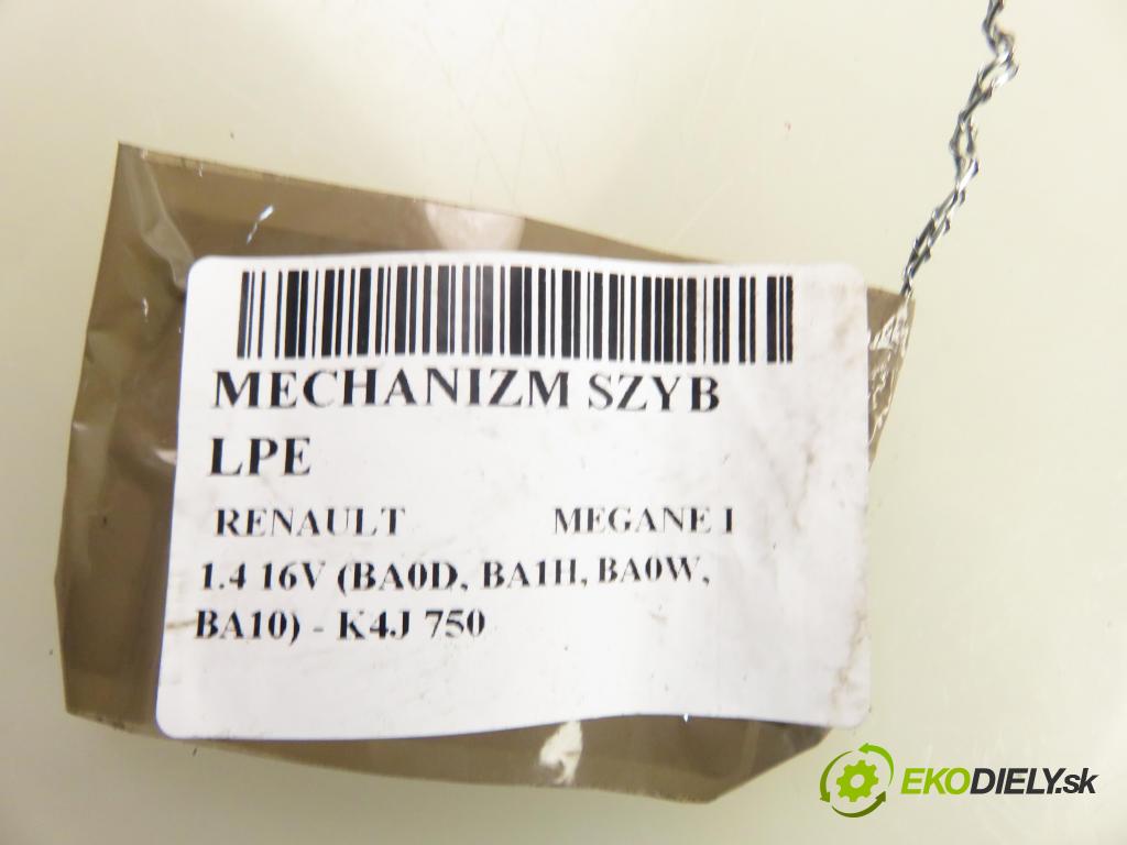 RENAULT MEGANE I (BA0/1_) HB 2001 70,00 1.4 16V 95 - K4J 750 1390,00 mechanismus oken 0130821720