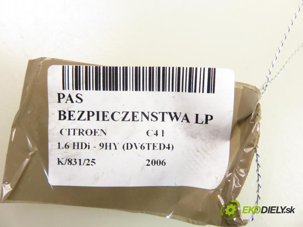 CITROEN C4 I (LC_) HB 2006 80,00 1.6 HDi - 9HY (DV6TED4) 1560,00 držák BEZPEČNOST LP