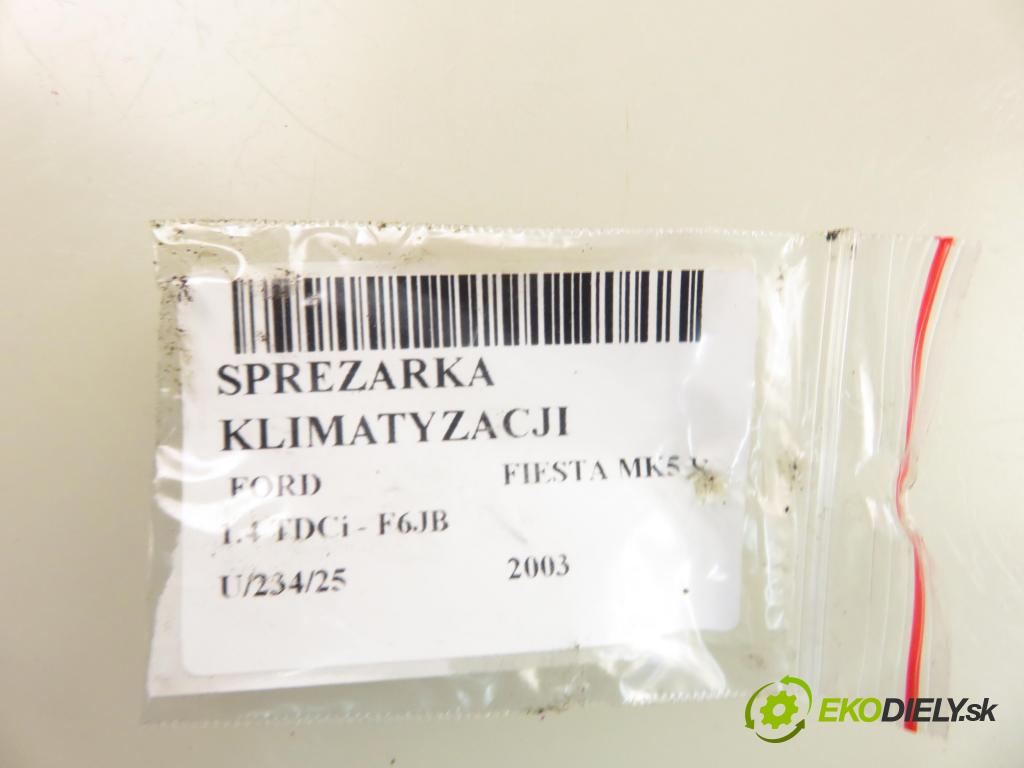FORD FIESTA V (JH_, JD_) HB 2003 50,00 1.4 TDCi 68 - F6JB 1399,00 KOMPRESOR: klimatizácie 2S6119D629AE (Kompresor klimatizácie)