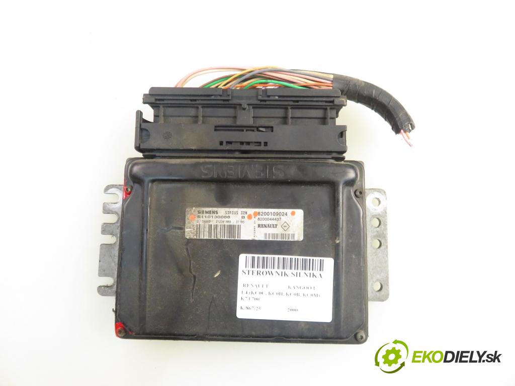 RENAULT KANGOO (KC0/1_) KOMBIVAN 2000 0,00 1.4 (KC0C, KC0H, KC0B, KC0M) - K7J 700 1390,00 Riadiaca jednotka Motor S110130088B ; 8200109024