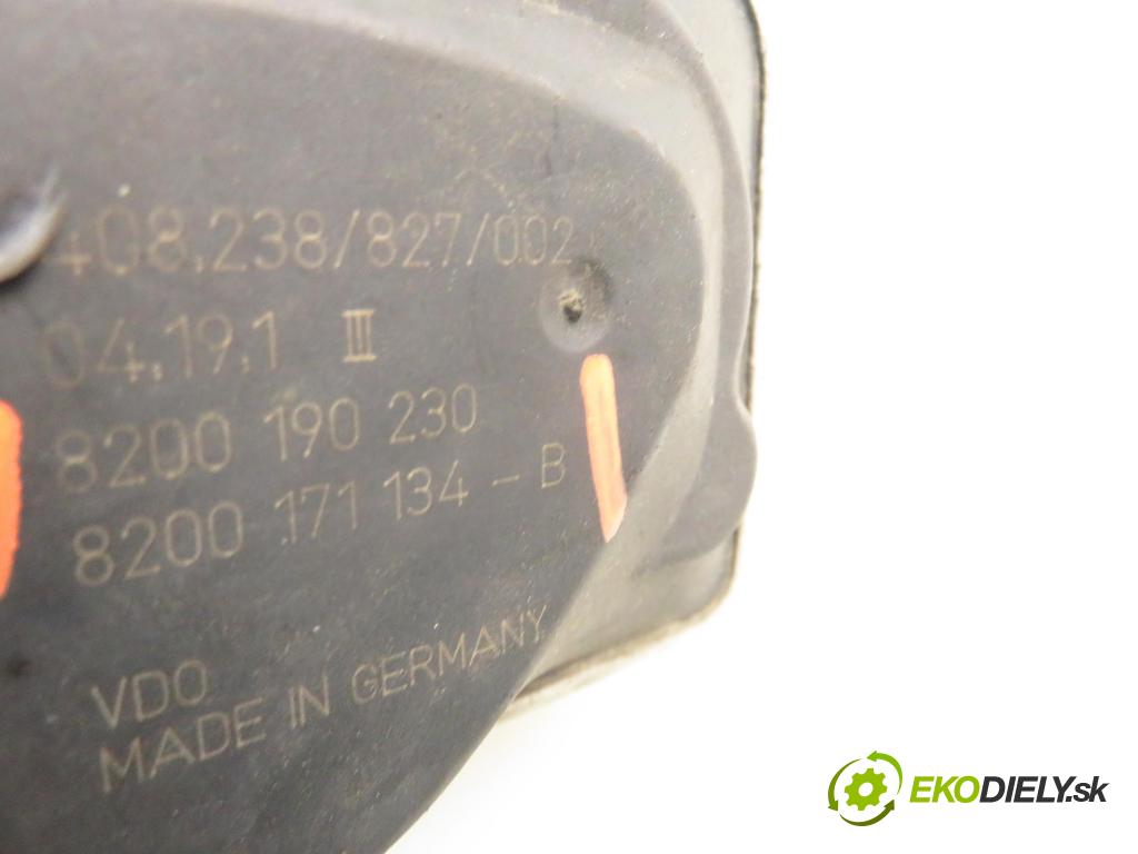RENAULT MEGANE II (BM0/1_, CM0/1_) HB 2004 83,00 1.6 16V 113 - K4M 760 1598,00 Škrtiaca klapka 8200171134B ; 8200190230 (Škrtiaca klapka)