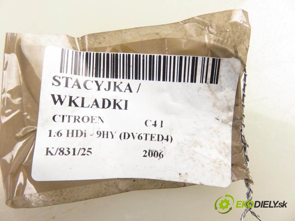 CITROEN C4 I (LC_) HB 2006 80,00 1.6 HDi - 9HY (DV6TED4) 1560,00 spinačka N0502455 ; N0502073 ; 9649781080 (Spínacia skrinka)