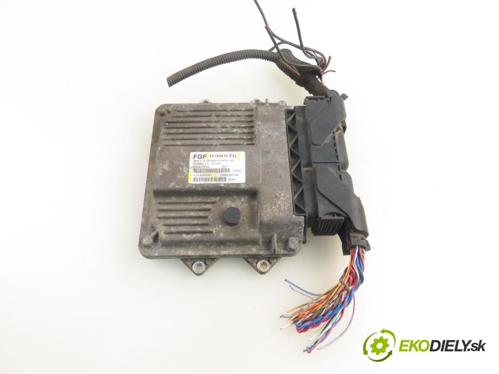 OPEL COMBO C FURGON 2006 51,00 1.3 CDTI 16V - Z 13 DT 1248,00 Riadiaca jednotka Motor 55194018YU ; MJD6J0C6