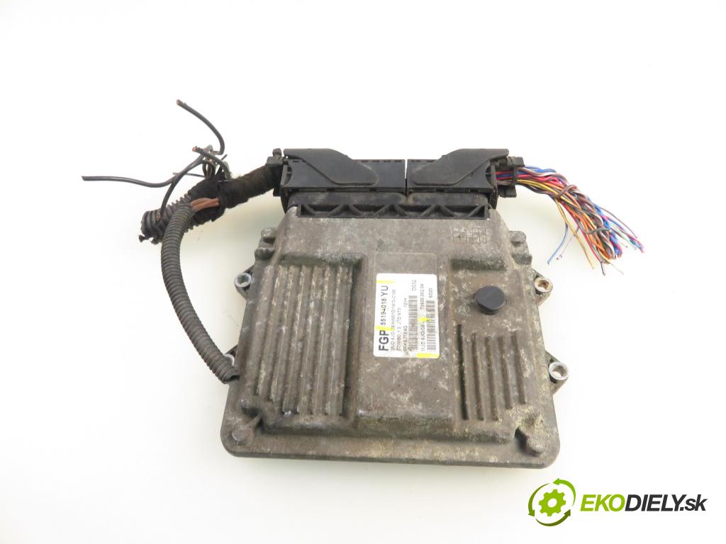 OPEL COMBO C FURGON 2006 51,00 1.3 CDTI 16V - Z 13 DT 1248,00 Riadiaca jednotka Motor 55194018YU ; MJD6J0C6