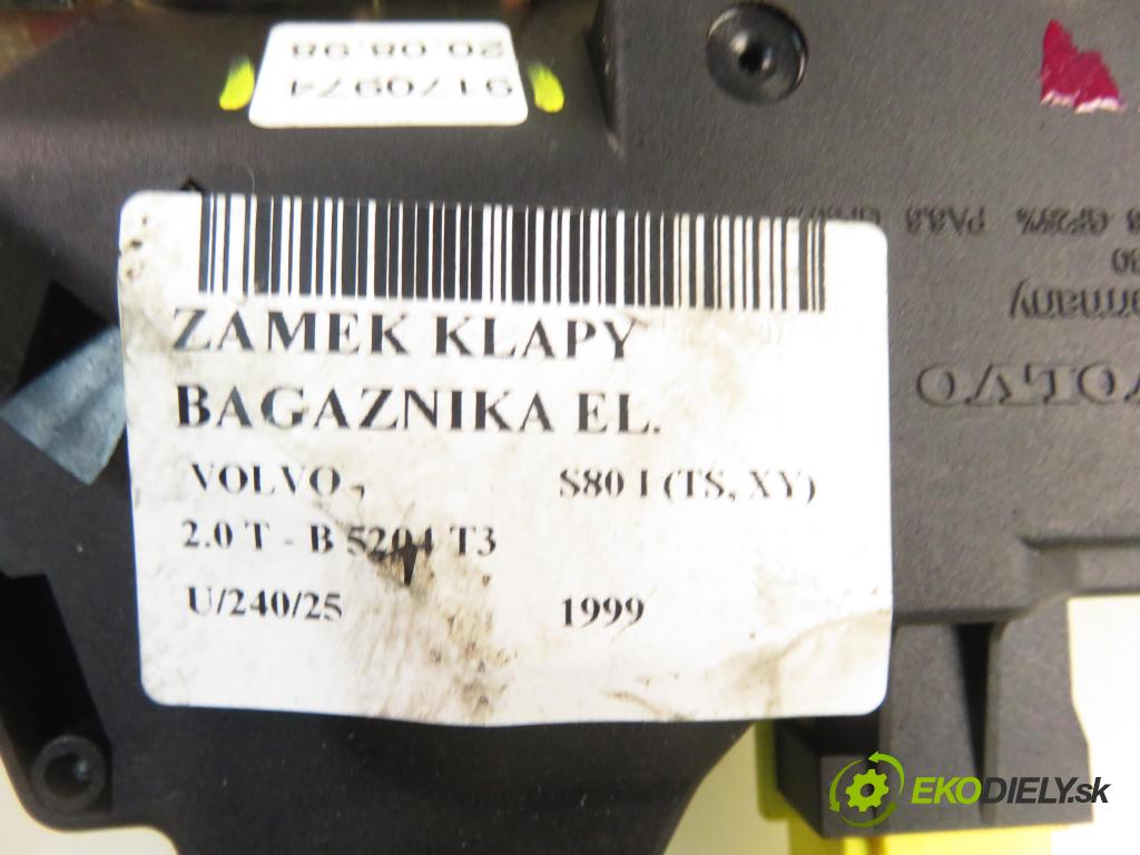 VOLVO S80 I (TS, XY) SEDAN 1999 166,00 2.0 T - B 5204 T3 1984,00 zámok dveří kufr EL. 9170974 ; 9203463