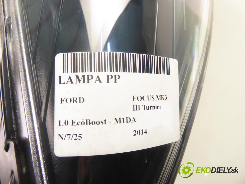 FORD FOCUS III Turnier KOMBI 2014 92,00 1.0 EcoBoost 125 - M1DA 998,00 Svetlo PP BM5113W029RB