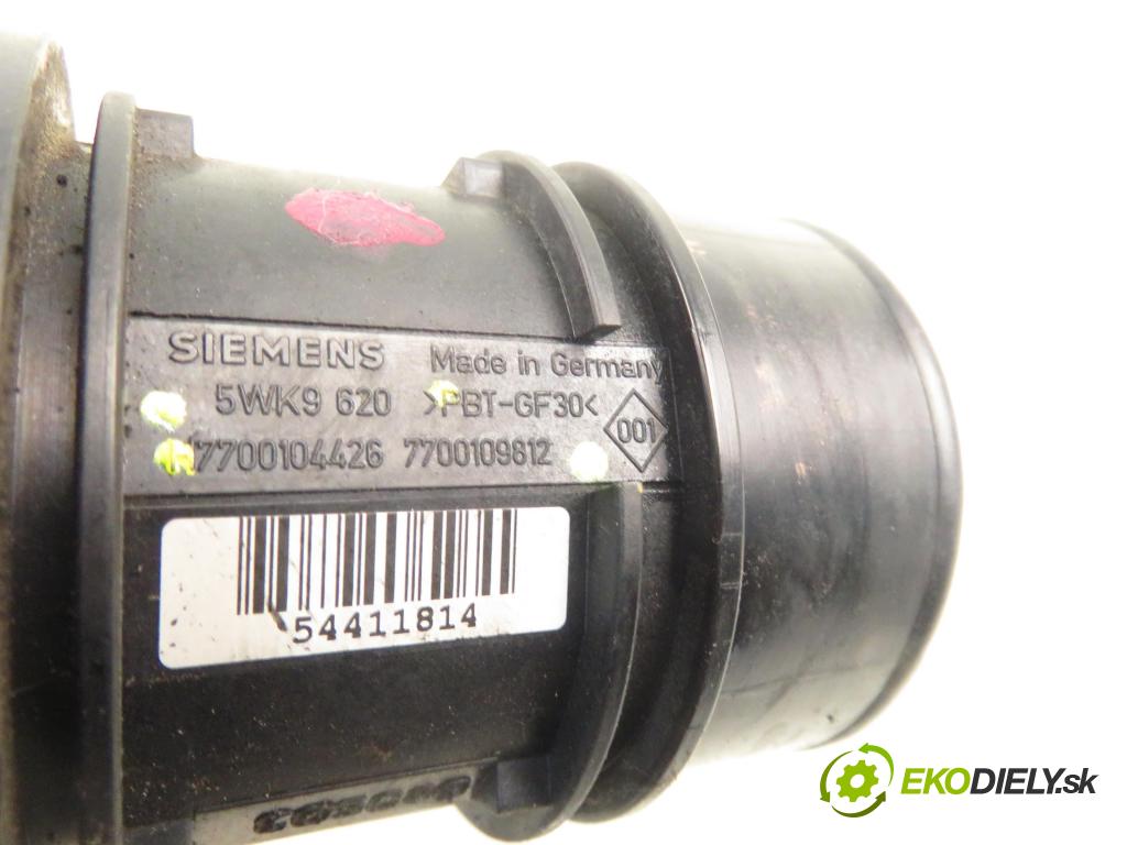 RENAULT SCENIC II (JM0/1_) HB 2004 88,00 1.9 DCI - F9Q 812 1870,00 váha vzduchu vzduchu 5WK9620 ; 7700104426 ; 7700109612