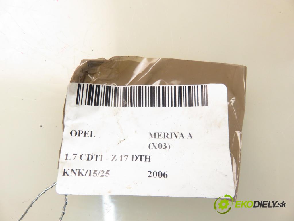OPEL MERIVA A nadwozie wielkoprzestrzenne (MPV) (X03) HB 2006 74,00 1.7 CDTI 100 - Z 17 DTH 1686,00 ZVEDÁK:
