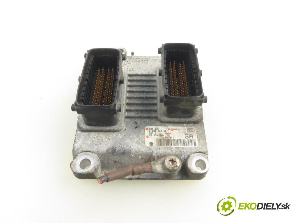 OPEL AGILA (A) (H00) HB 2003 43,00 1.0 12V - Z 10 XE 973,00 Riadiaca jednotka Motor 0261207961 ; 55350549