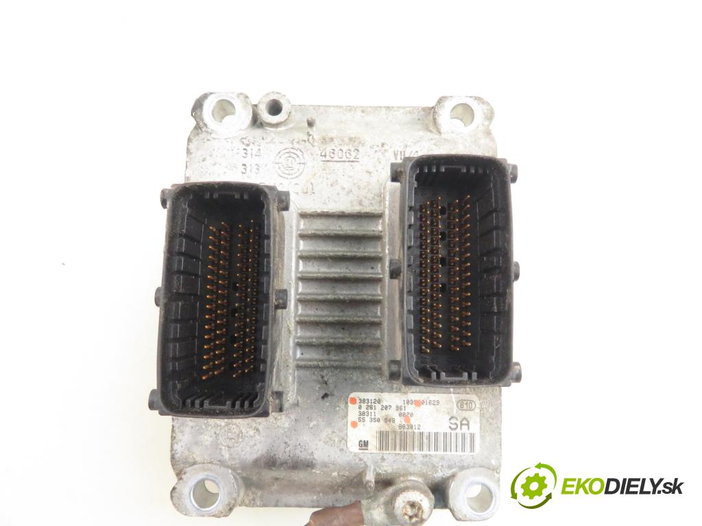 OPEL AGILA (A) (H00) HB 2003 43,00 1.0 12V - Z 10 XE 973,00 Riadiaca jednotka Motor 0261207961 ; 55350549
