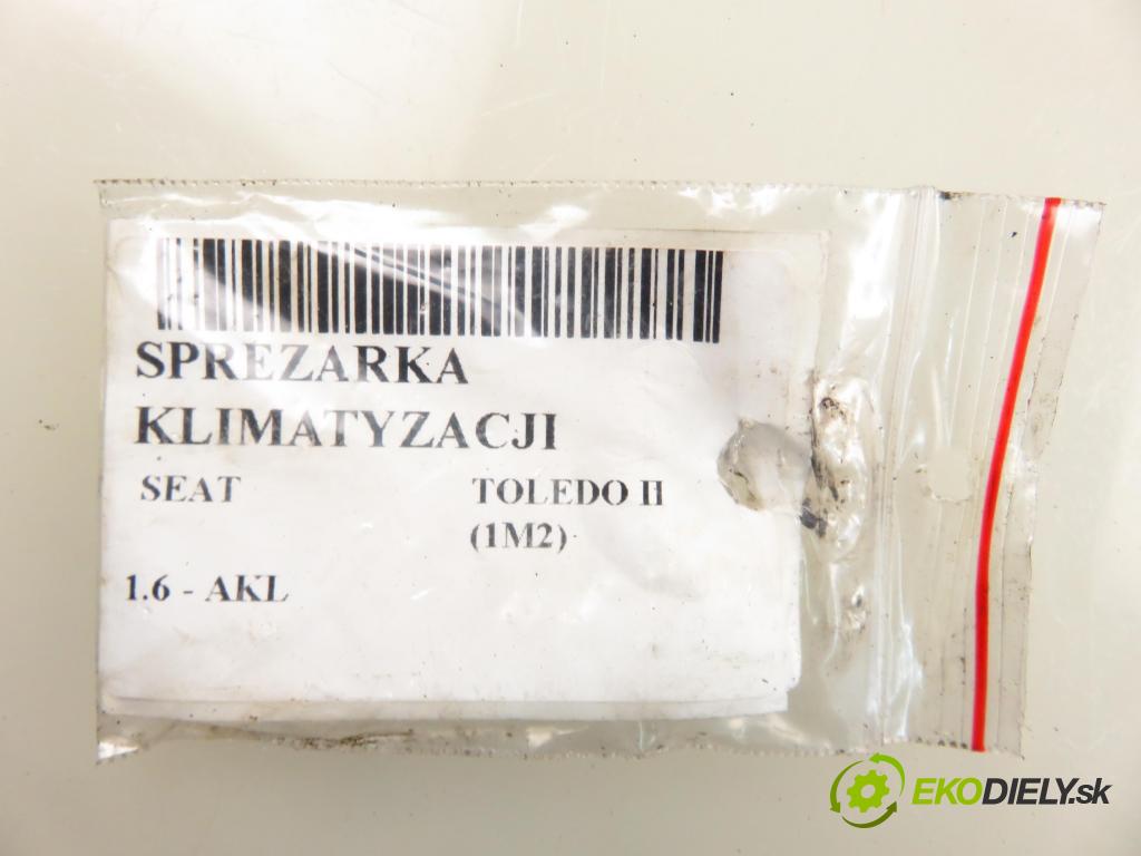 SEAT TOLEDO II (1M2) SEDAN 2001 74,00 1.6 - AKL 1595,00 KOMPRESOR: klimatizace 1J0820803K (Kompresory)