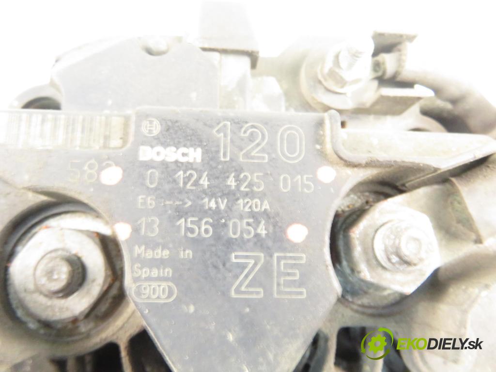 OPEL ASTRA H GTC (L08) HB 2005 125,00 2.0 Turbo - Z 20 LEL 1998,00 Alternátor 0124425015 ; 13156054 (Alternátor)