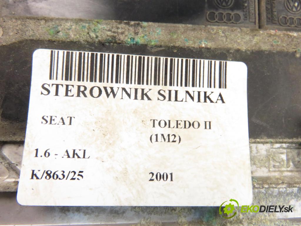 SEAT TOLEDO II (1M2) SEDAN 2001 74,00 1.6 - AKL 1595,00 Riadiaca jednotka Motor 06A906019BR ; 5WP4457