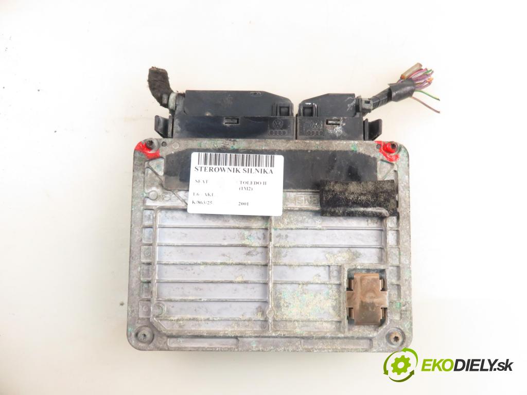 SEAT TOLEDO II (1M2) SEDAN 2001 74,00 1.6 - AKL 1595,00 Riadiaca jednotka Motor 06A906019BR ; 5WP4457