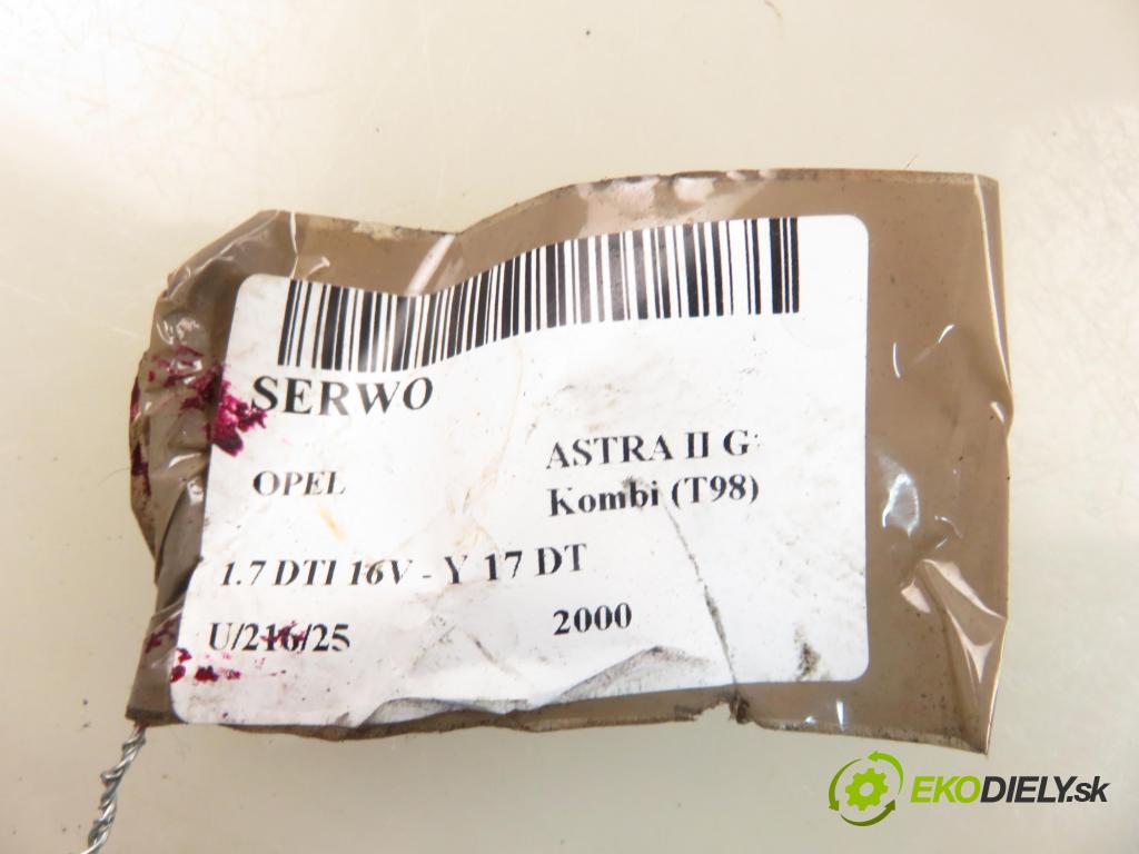OPEL ASTRA G Kombi (T98) KOMBI 2000 55,00 1.7 DTI 16V - Y 17 DT 1686,00 posilovač 90498034MC (Servočerpadlá, pumpy řízení)